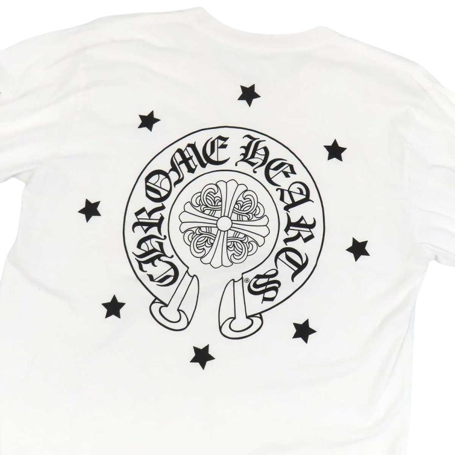 クロムハーツ ホースシュー スター プリント ロングスリーブ Tシャツ 