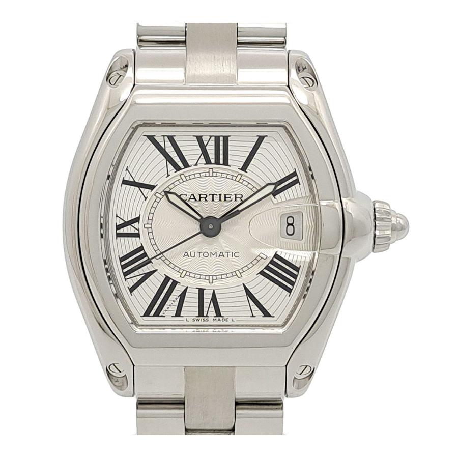 カルティエ ロードスター ドゥ カルティエ LM Overhauled W62025V3 自動巻き ステンレススティール メンズ CARTIER 【中古】 【時計】 Cartier（カルティエ） ロードスター ドゥ LM Overhauled W62025V3