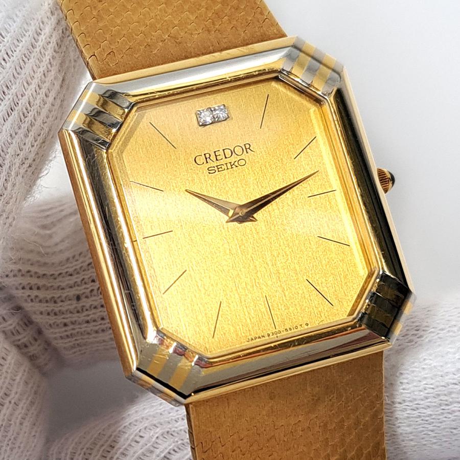 SEIKO（セイコー） クレドール 9300-5350 クオーツ イエローゴールド