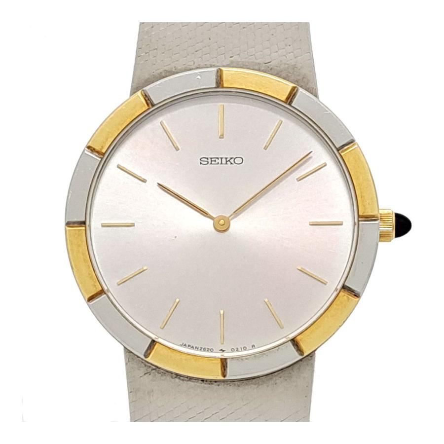 セイコー クレドール 2620-0020 クオーツ ステンレススティール メンズ ボーイズ SEIKO 【中古】 【時計】 SEIKO（セイコー） クレドール 2620-0020 クオーツ ステンレス