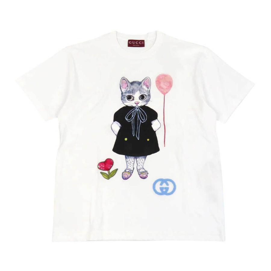 GUCCI（グッチ） ヒグチユウコ Tシャツ 837959 メンズ ホワイト [美品
