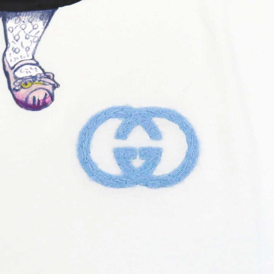 GUCCI（グッチ） ヒグチユウコ Tシャツ 837959 メンズ ホワイト [美品