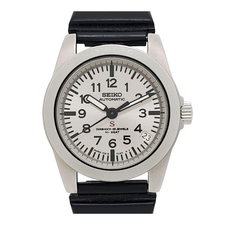 (希少)セイコー SUS メカサス 4S15-7020 自動巻き シルバー文字盤 SEIKO（セイコー） SUS メカサス ハイビート 4S15-7020 自動巻き