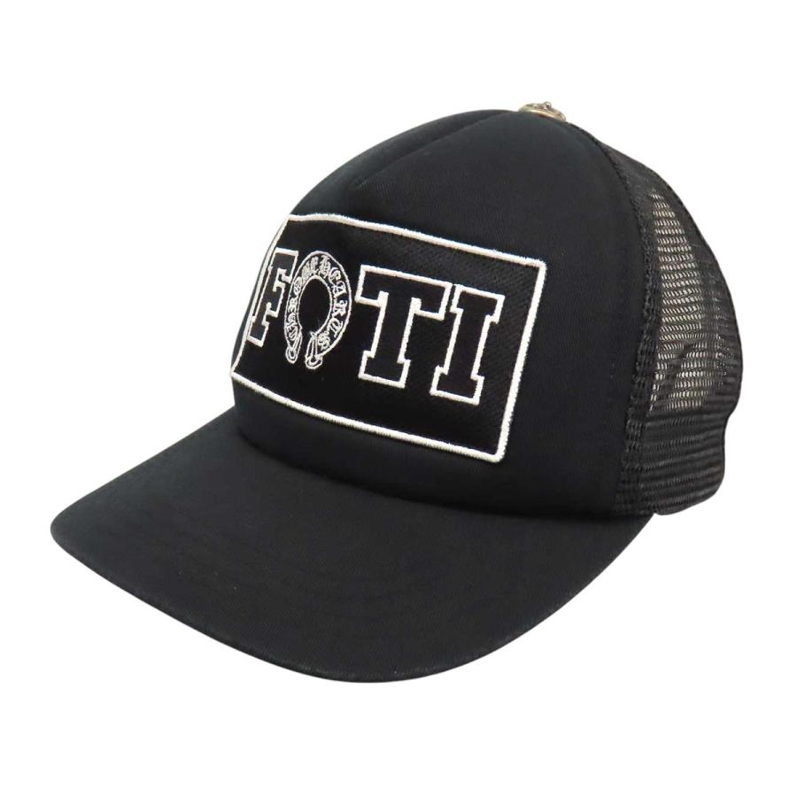 クロムハーツ FOTI トラッカー キャップ ユニセックス ブラック CHROME HEARTS 【中古】 【アパレル・小物】 クロムハーツ FOTI トラッカー キャップ ユニセックス ブラック CHROME