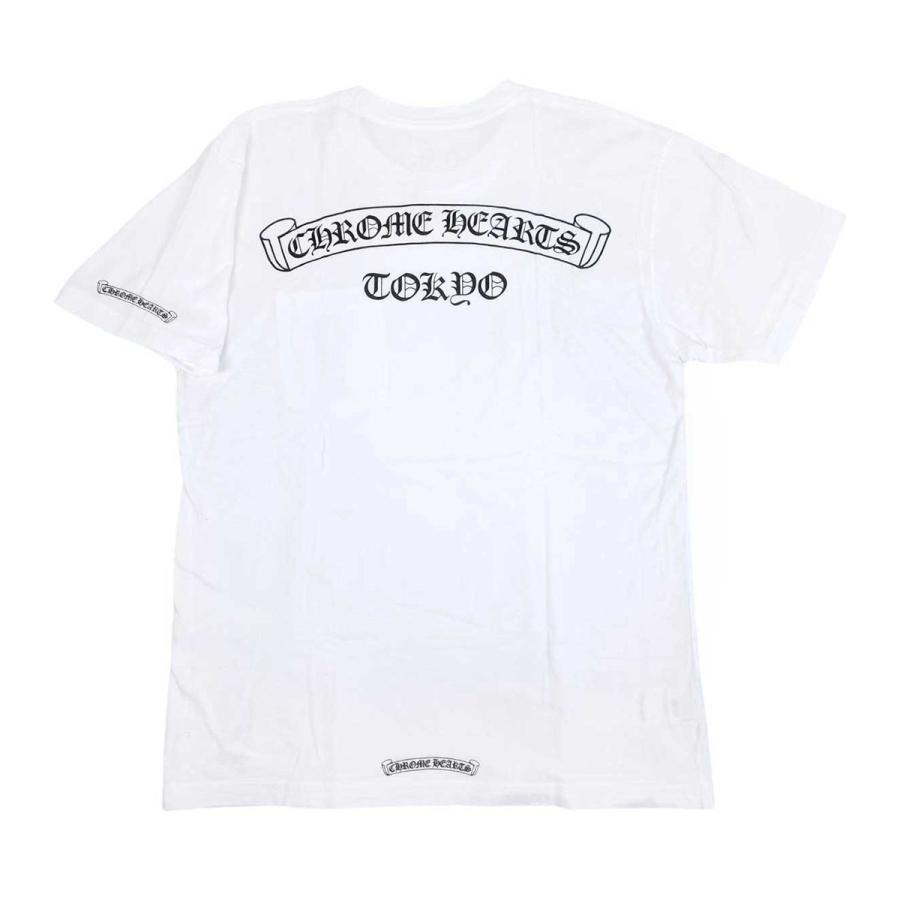 クロムハーツ 東京限定 バック スクロールラベル Tシャツ メンズ