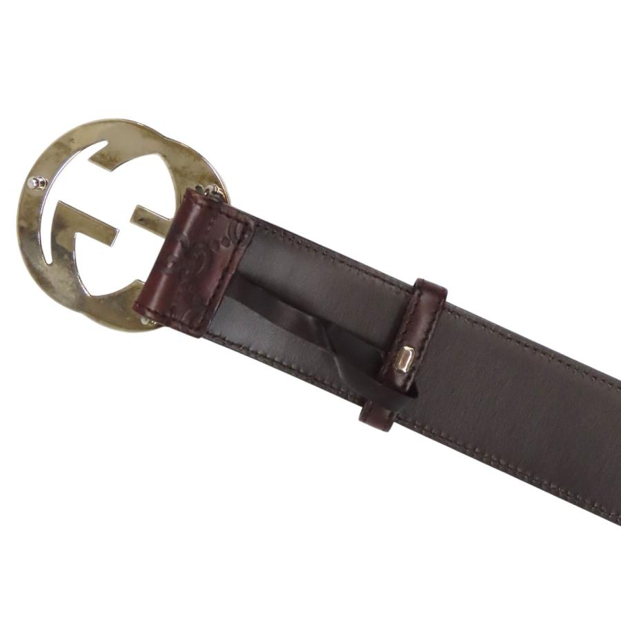 GUCCI（グッチ） インターロッキングG グッチシマ ベルト 95/38 114984
