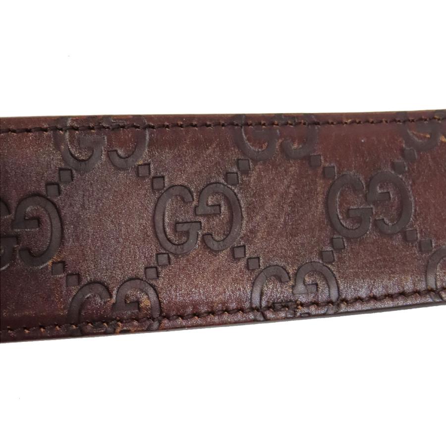 GUCCI（グッチ） インターロッキングG グッチシマ ベルト 95/38 114984