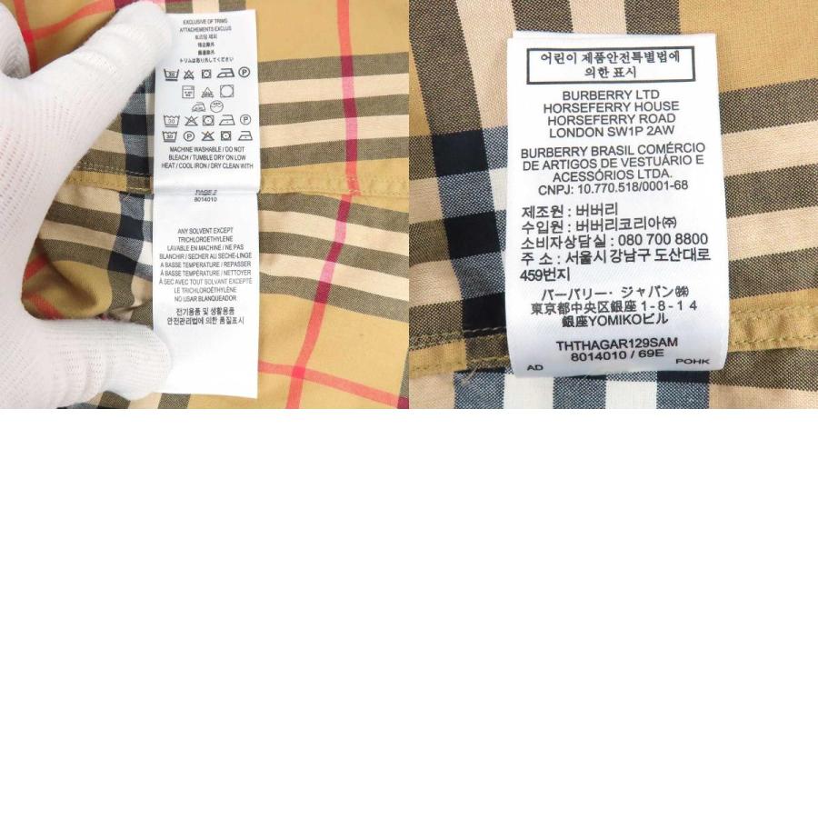BURBERRY（バーバリー） ノバチェック ロングスリーブ シャツ 8014010