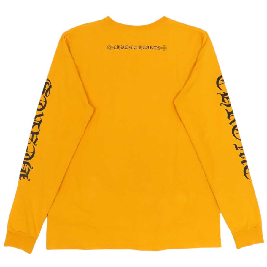 クロムハーツ アームロゴ ロングスリーブ Tシャツ メンズ イエロー