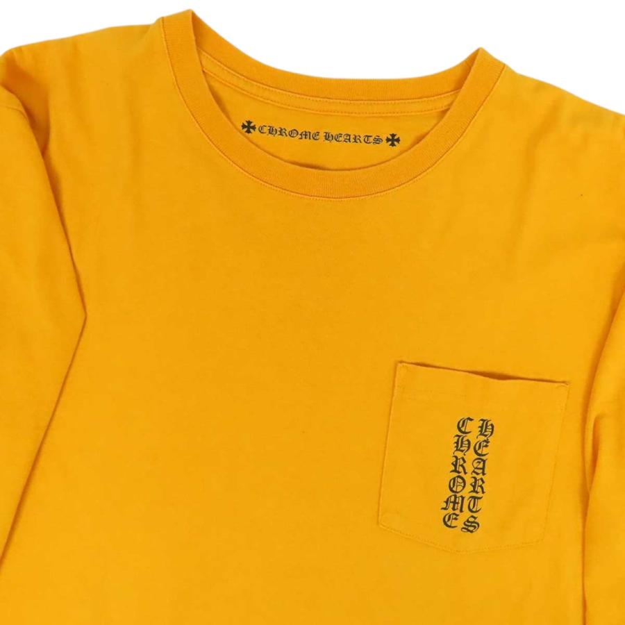 クロムハーツ アームロゴ ロングスリーブ Tシャツ メンズ イエロー