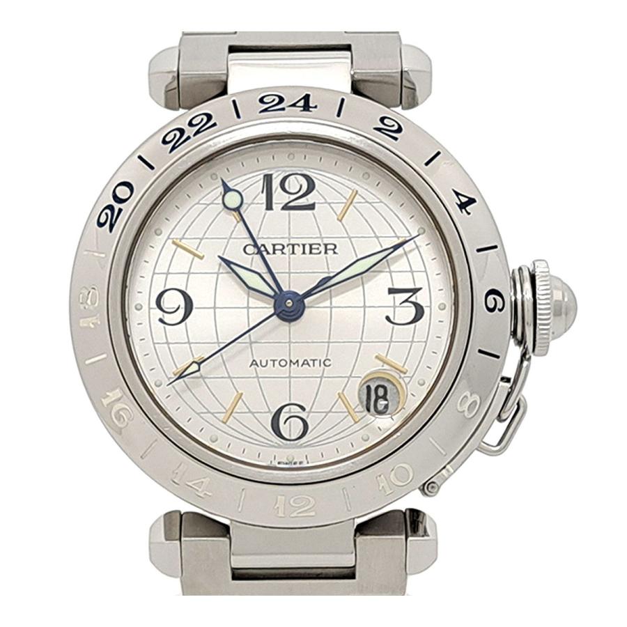 カルティエ　パシャC メリディアン　GMT 自動巻き時計　！期間限定特価！ Cartier（カルティエ） パシャC メリディアンGMT W31029M7 自動巻き