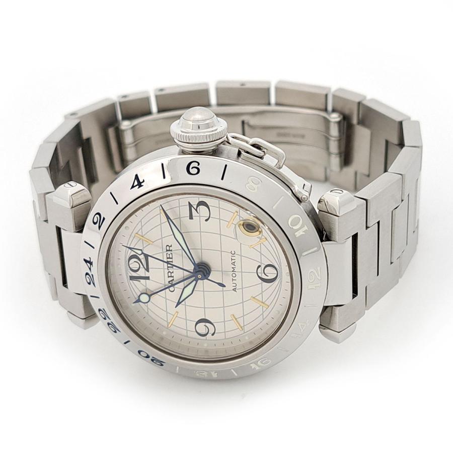 カルティエ　パシャC メリディアン　GMT 自動巻き時計　！期間限定特価！ Cartier（カルティエ） パシャC メリディアンGMT W31029M7 自動巻き