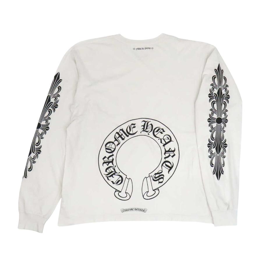 クロムハーツ Floral Cross Horseshoe ロングスリーブ Tシャツ メンズ