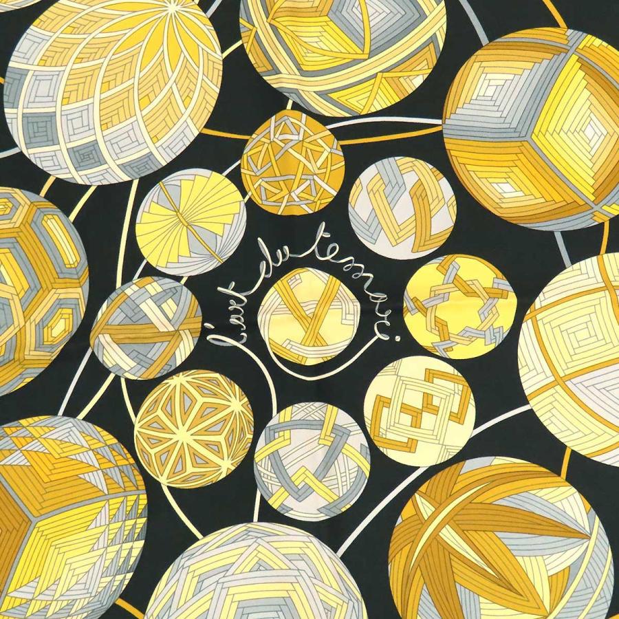 HERMES（エルメス） カレ 90 L'ART DU TEMARI 手毬の宇宙 ユニセックス