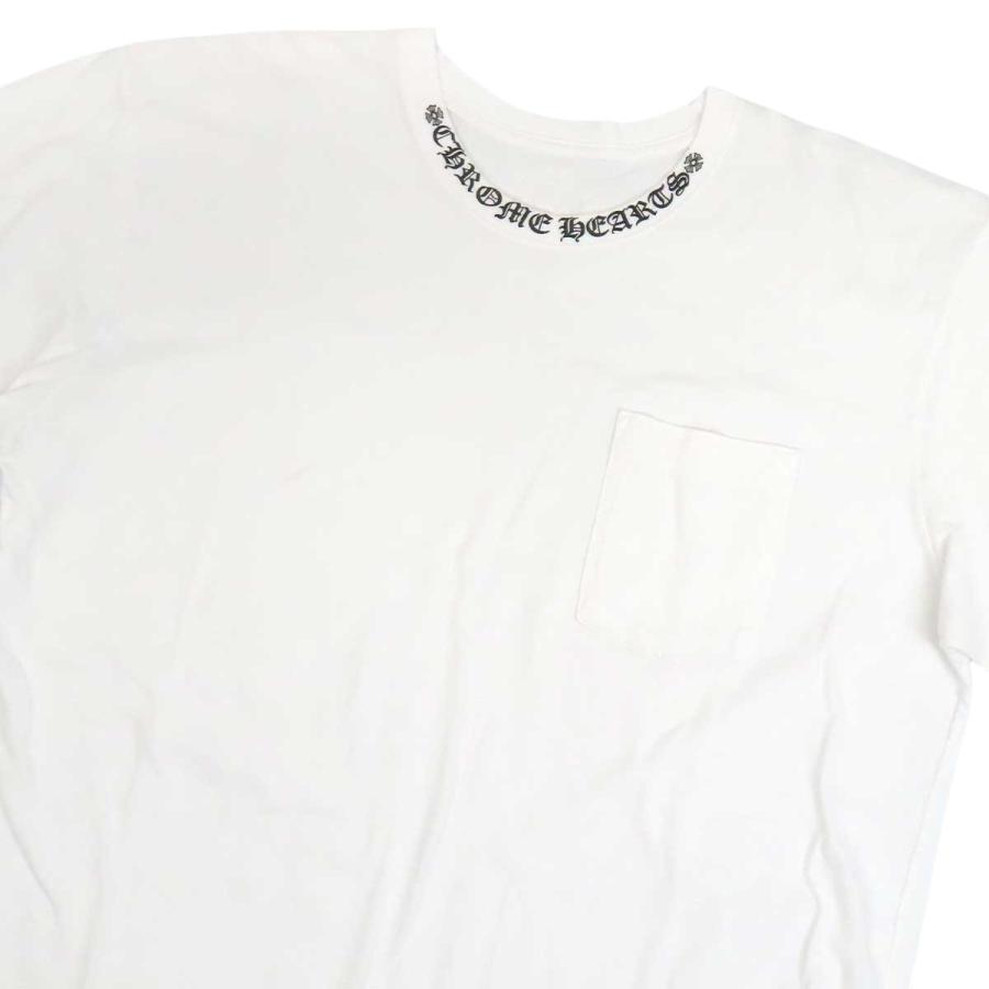 クロムハーツ　ネックロゴ　ロングスリーブ　ポケットTシャツ クロムハーツ Neck Logo Pocket ロングスリーブ Tシャツ メンズ