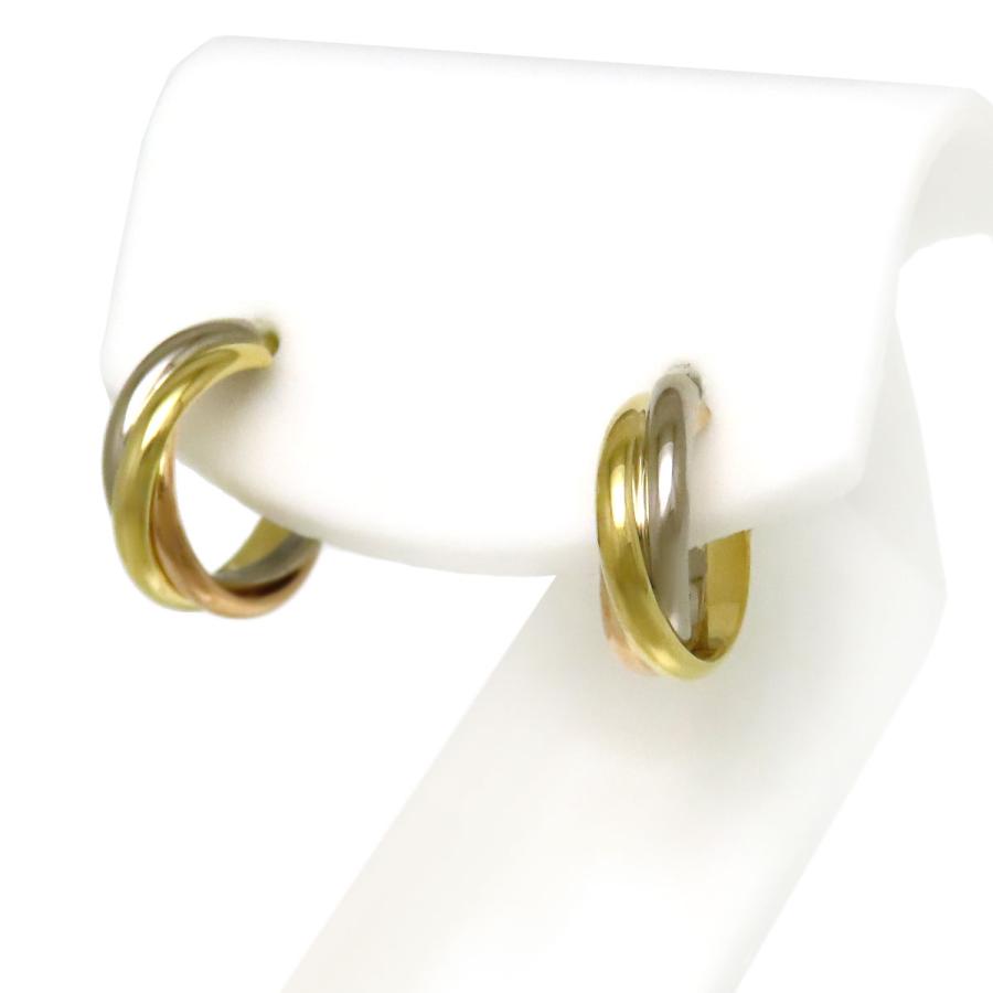 Cartier（カルティエ） トリニティ ピアス CRB8017100 Au750 (K18YG