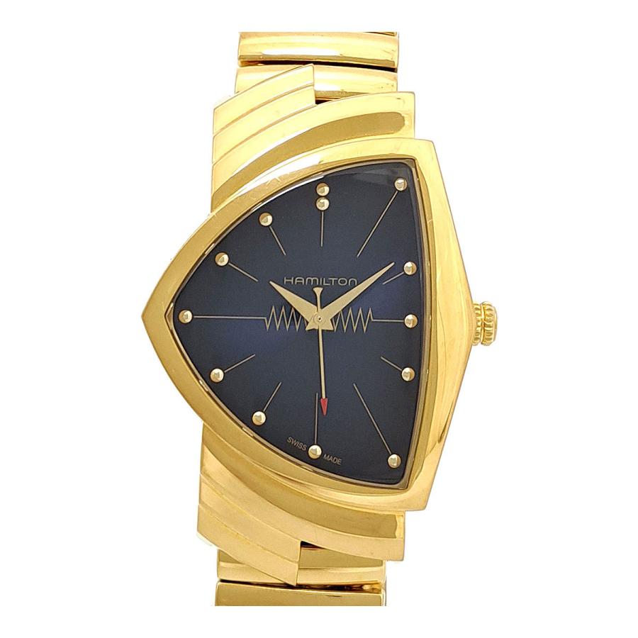 ハミルトン ベンチュラ H243010 クオーツ ゴールドメッキ メンズ HAMILTON 【中古】 【時計】 HAMILTON（ハミルトン） ベンチュラ H243010 クオーツ ゴールドメッキ