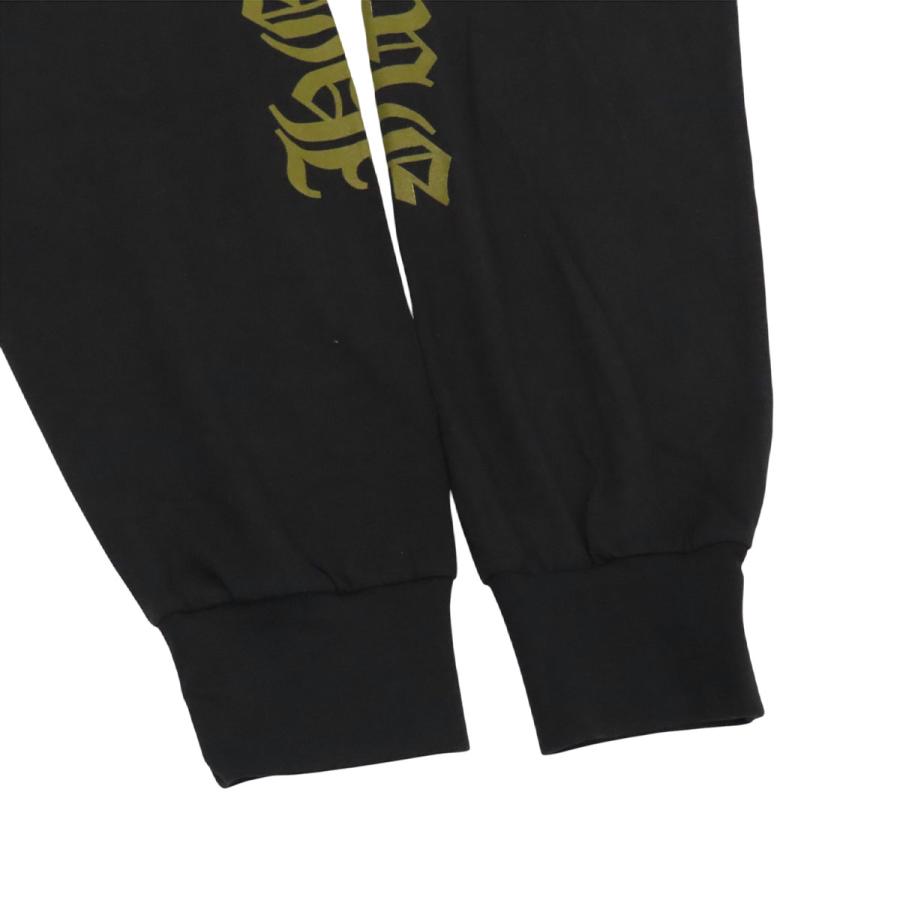 クロムハーツ ネックロゴ ロングスリーブ Tシャツ メンズ ブラック
