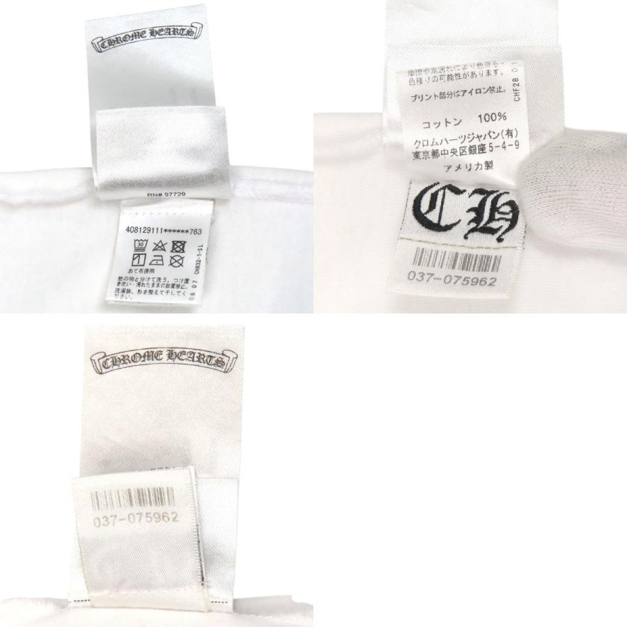 クロムハーツ ホースシュー プリント Tシャツ メンズ ホワイト CHROME