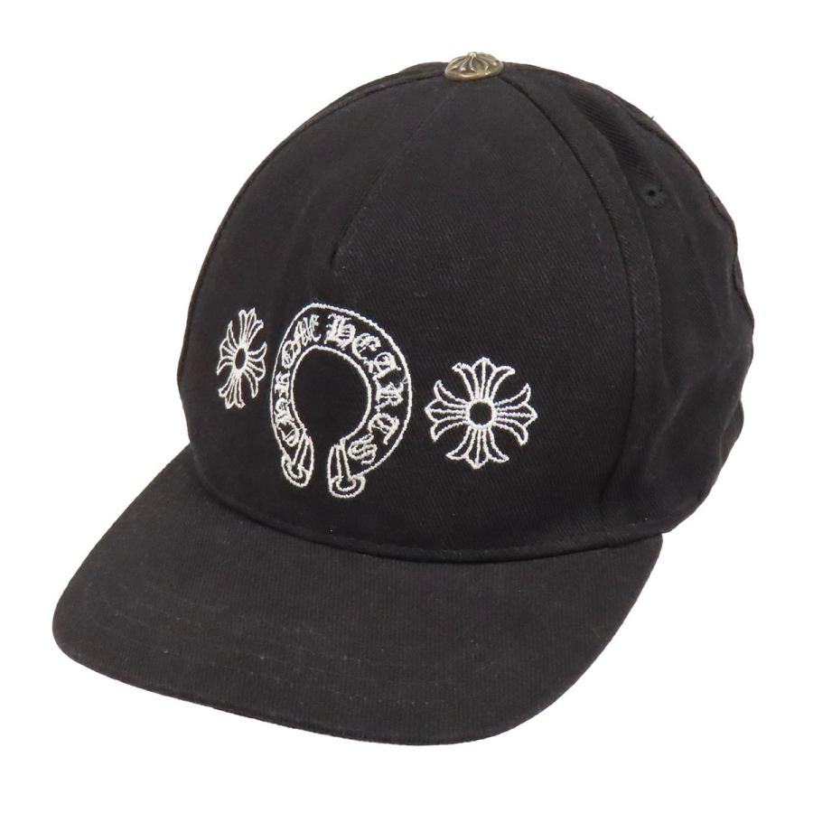 クロムハーツ ホースシュー CHプラス トラッカーキャップ ユニセックス ブラック CHROME HEARTS 【中古】 【アパレル・小物】 クロムハーツ ホースシュー CHプラス トラッカーキャップ ユニセックス