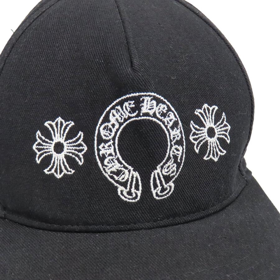 クロムハーツ ホースシュー CHプラス トラッカーキャップ ユニセックス ブラック CHROME HEARTS 【中古】 【アパレル・小物】 クロムハーツ ホースシュー CHプラス トラッカーキャップ ユニセックス