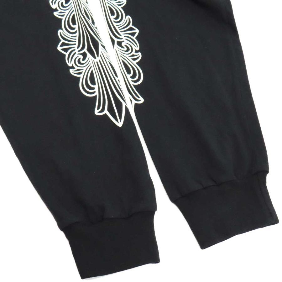 クロムハーツ 袖フローラル ホースシュー ロングスリーブ Tシャツ