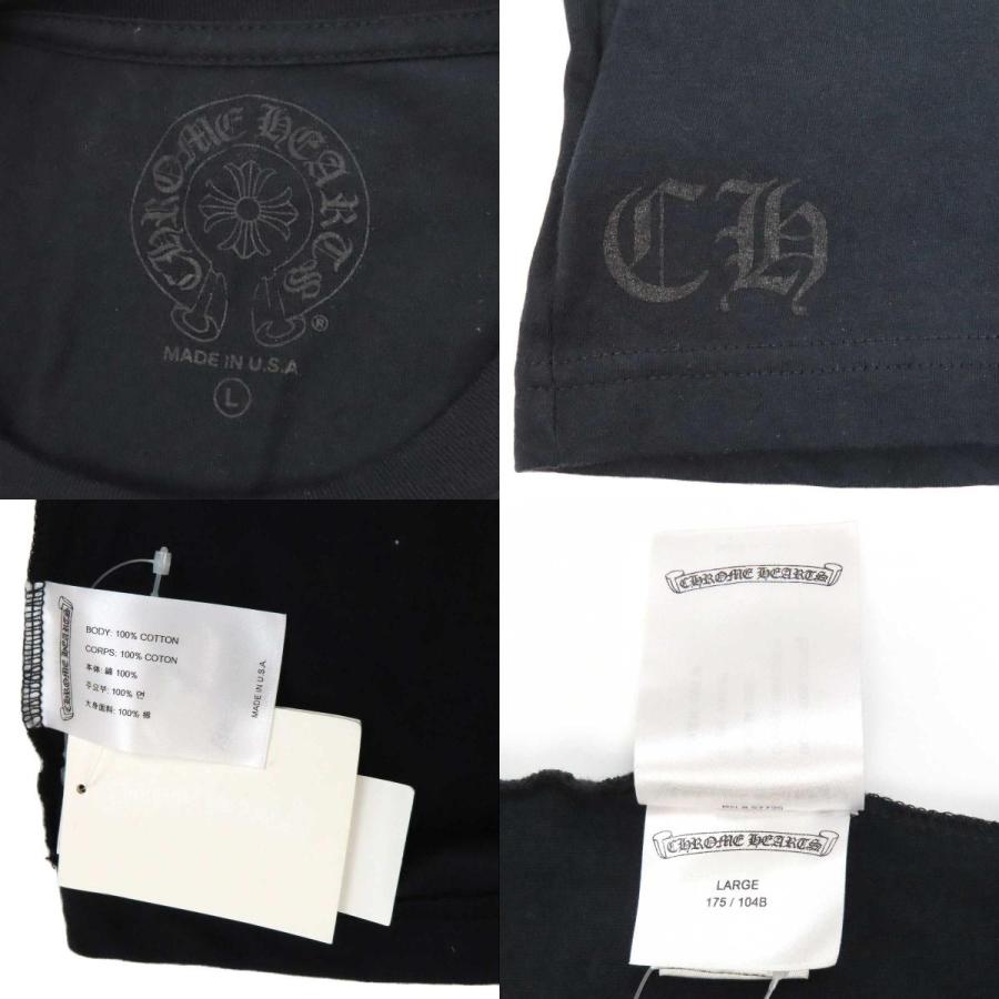 クロムハーツ 袖フローラル ホースシュー ロングスリーブ Tシャツ