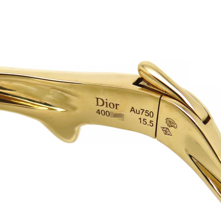 Vintage Dior ディオール　ブレスレット　ゴールド　K18 AU750 ディオール ボワ ドゥ ローズ ダイヤモンド ブレスレット #15.5 Au750