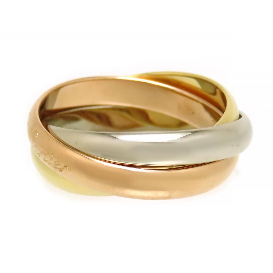 Cartier（カルティエ） トリニティ リング #56 750 (K18WG K18YG K18PG