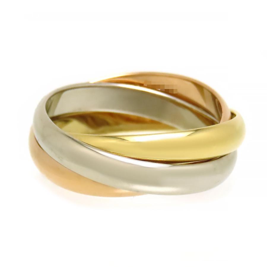 Cartier（カルティエ） トリニティ リング #56 750 (K18WG K18YG K18PG