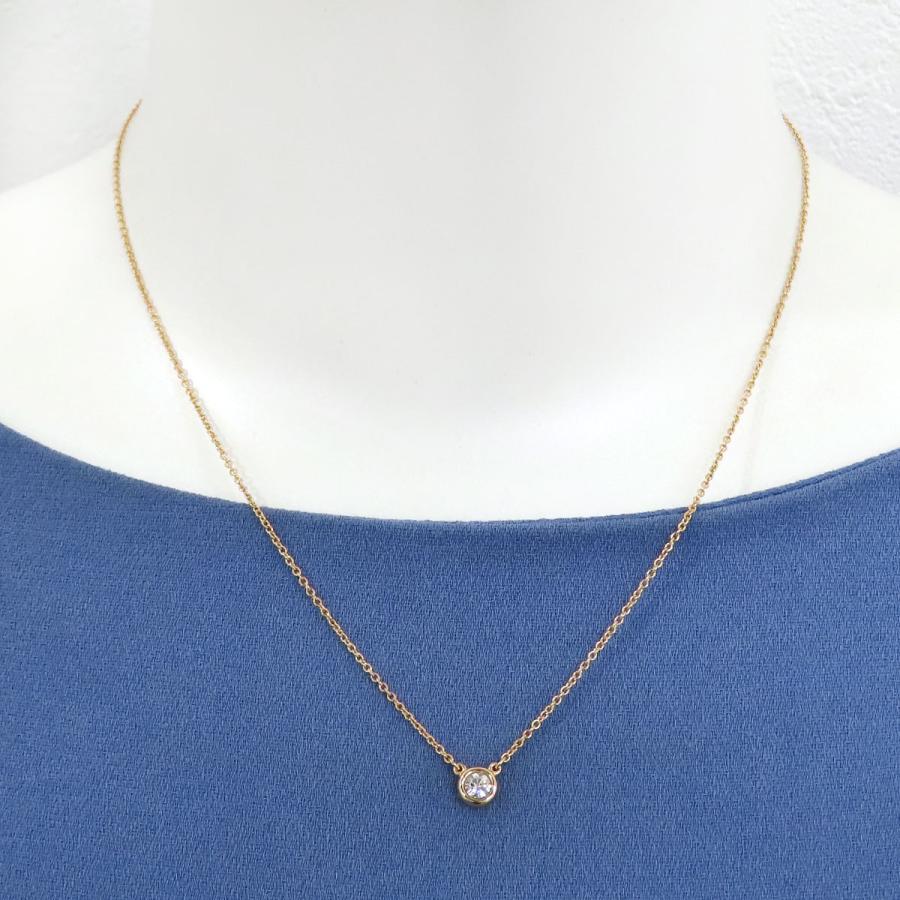 TIFFANY&Co.（ティファニー） バイザヤード ネックレス AU750 (K18PG
