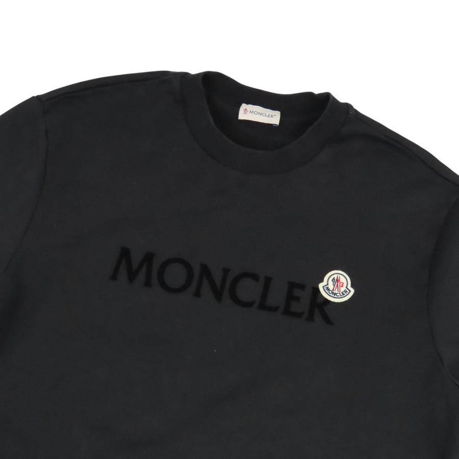 モンクレール MAGLIA GIROCOLLO マグリア ロゴ スウェット 8G000 40 809KR メンズ ブラック MONCLER 【中古】 【アパレル・小物】 MONCLER（モンクレール） MAGLIA GIROCOLLO マグリア ロゴ スウェット