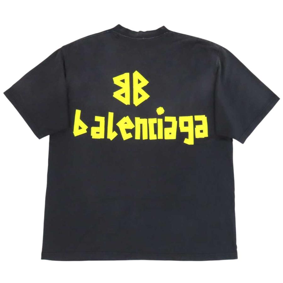 BALENCIAGA（バレンシアガ） テープ ロゴ Tシャツ 739784 ユニセックス