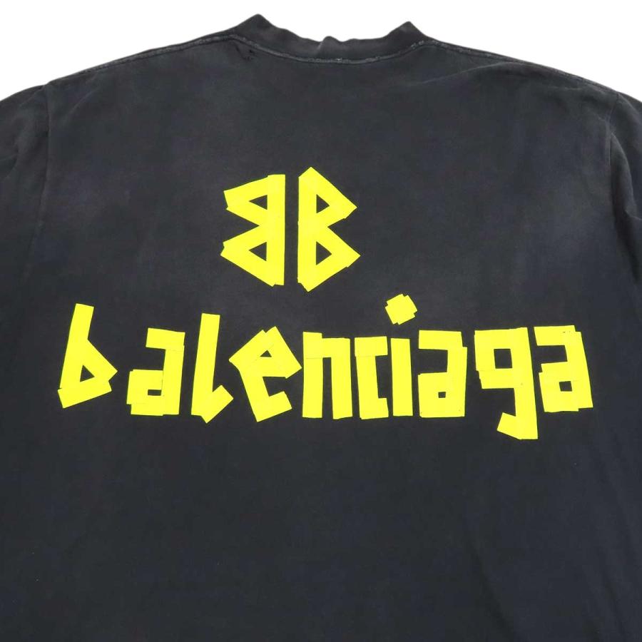 BALENCIAGA（バレンシアガ） テープ ロゴ Tシャツ 739784 ユニセックス
