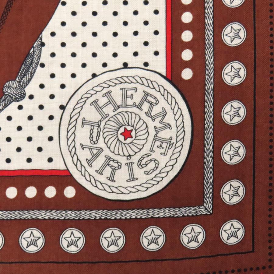 HERMES（エルメス） カレジェアン Zouaves et Dragons Bandana ユニ