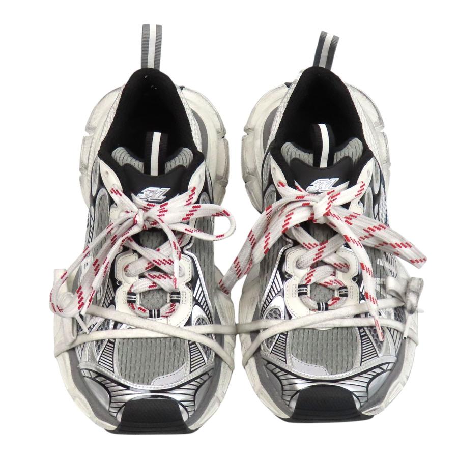 バレンシアガ 3XL スプリット ロゴ スニーカー 840090 メンズ グレー ホワイト BALENCIAGA 【中古】 【アパレル・小物】 BALENCIAGA（バレンシアガ） 3XL スプリット ロゴ スニーカー 840090
