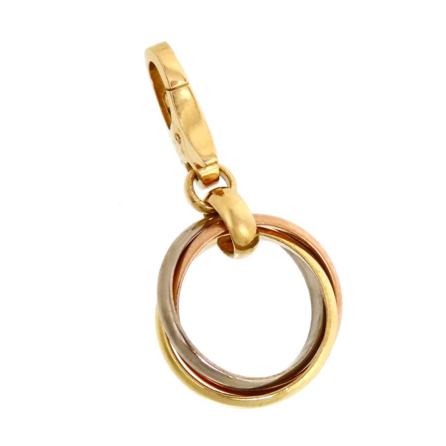 カルティエ テントウムシモチーフ ペンダントトップ 750 (K18YG) ユニセックス CARTIER [美品] 【中古】 【ジュエリー】 Cartier（カルティエ） ベビー トリニティ チャーム 750 (K18WG K18YG