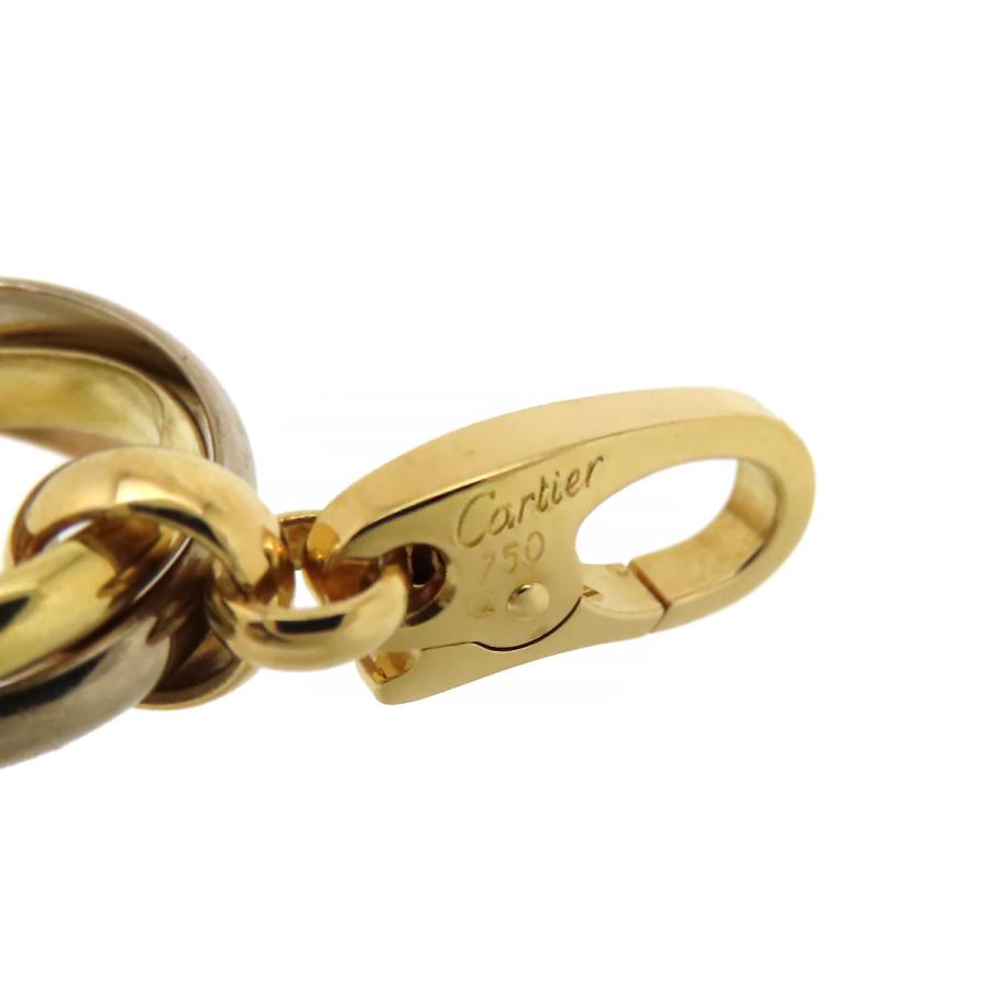 カルティエ ベビー トリニティ チャーム 750 (K18WG K18YG K18PG) レディース CARTIER [美品] 【中古】 【ジュエリー】 Cartier（カルティエ） ベビー トリニティ チャーム 750 (K18WG K18YG