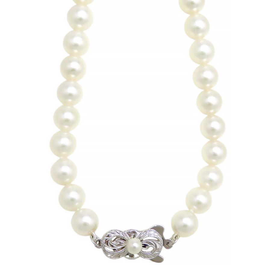 WGK14 WGK18パールペンダントネックレス MIKIMOTO（ミキモト） アコヤ パール ネックレス WGK14 レディース