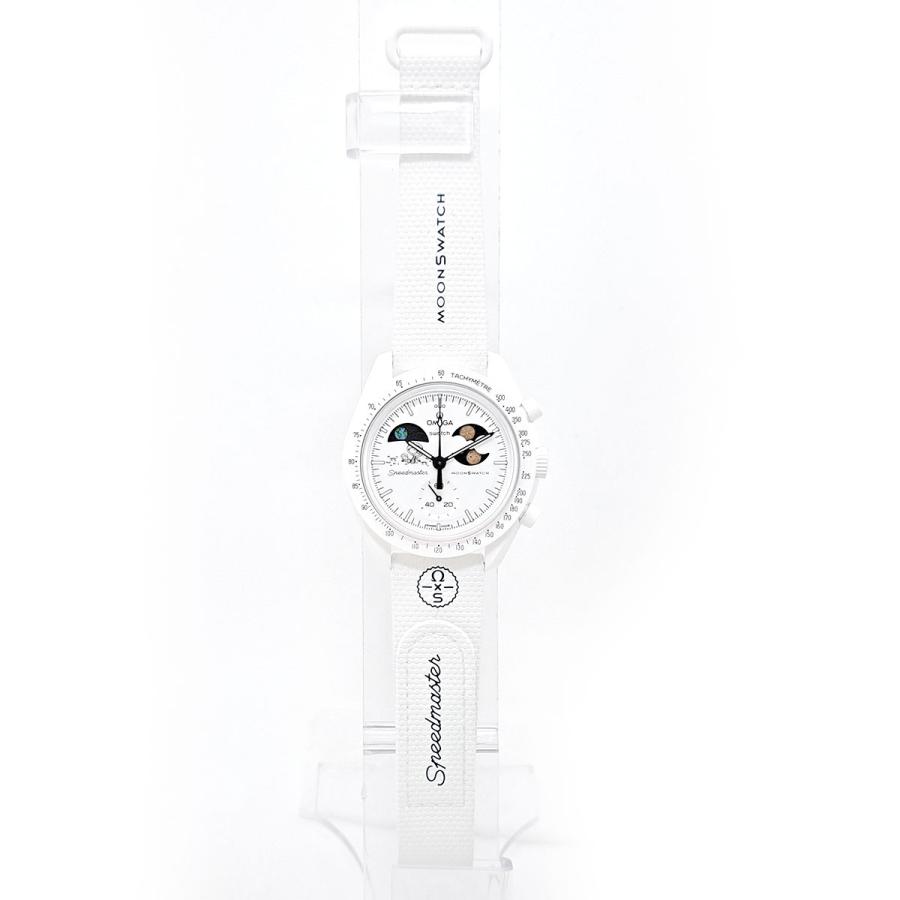 OMEGA×swatch オメガ×スウォッチ/ミッショントゥザムーンフェイズ/フルムーン/スヌーピー/SO33W700/SAランク/18【中古】 OMEGA（オメガ） オメガ×スウォッチ ミッション トゥ ザ ムーン