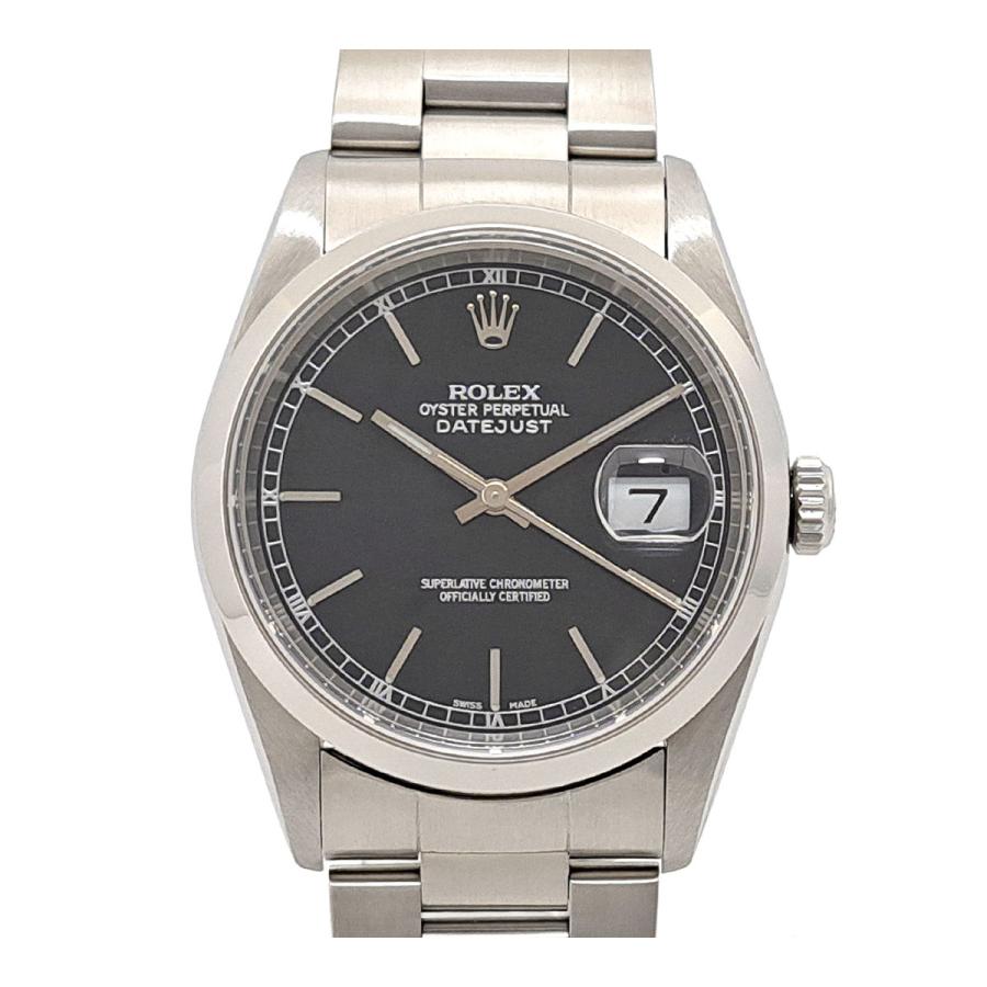 ロレックス デイトジャスト 16200 自動巻き ステンレススティール メンズ ROLEX 【中古】 【時計】 ROLEX（ロレックス） デイトジャスト 16200 自動巻き ステンレス