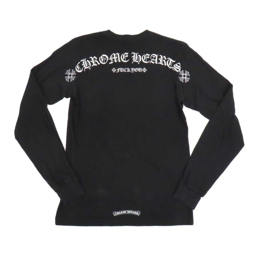 クロムハーツ アーチロゴ ロングスリーブ Tシャツ メンズ ブラック