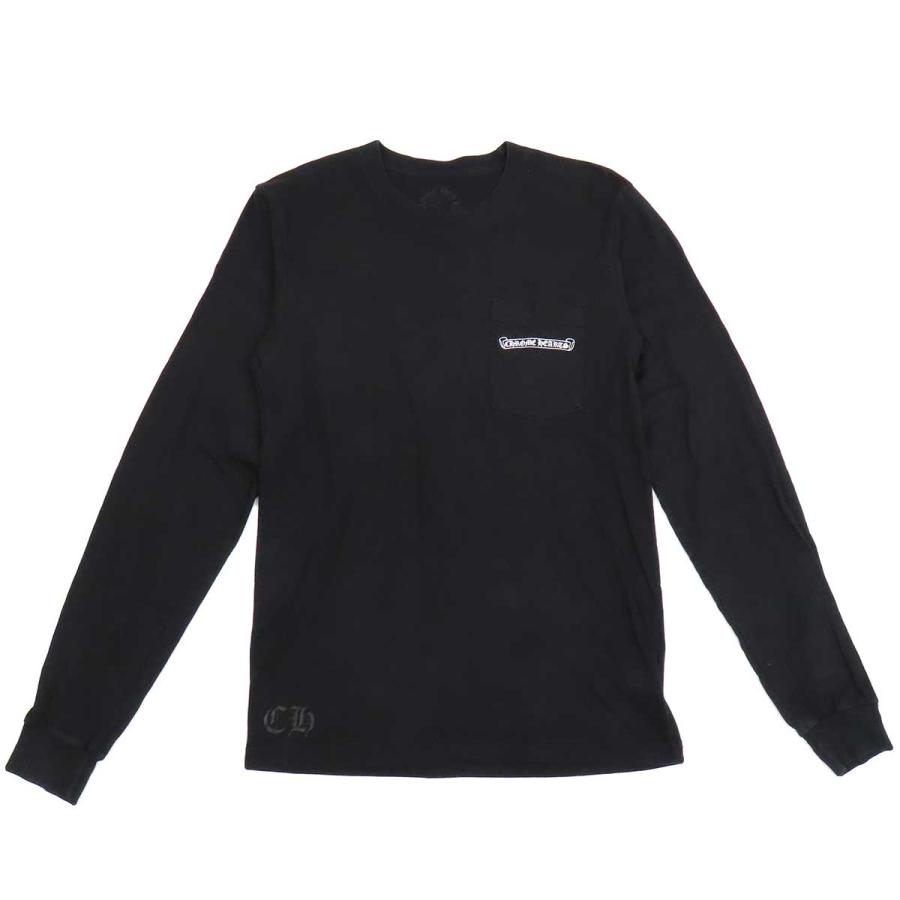 クロムハーツ アーチロゴ ロングスリーブ Tシャツ メンズ ブラック
