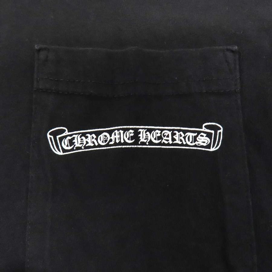 クロムハーツ アーチロゴ ロングスリーブ Tシャツ メンズ ブラック