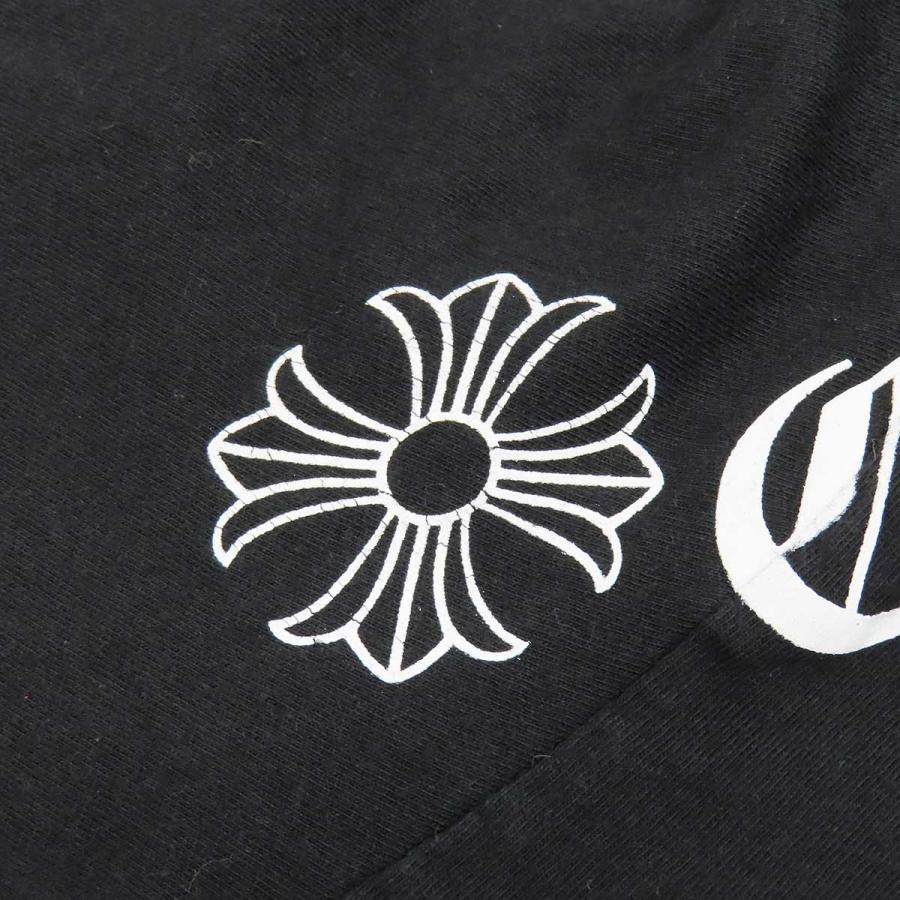 クロムハーツ アーチロゴ ロングスリーブ Tシャツ メンズ ブラック