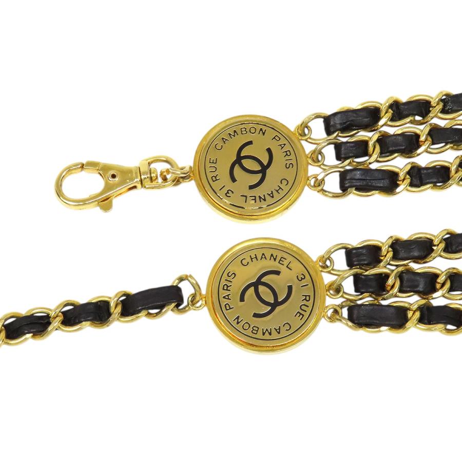 CHANEL（シャネル） ココマーク チェーンベルト ユニセックス ブラック