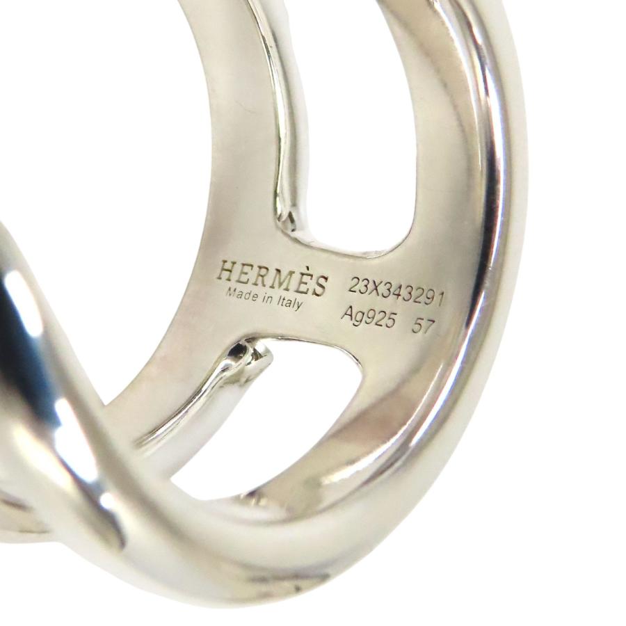 【新品未使用・国内正規店購入】 HERMES エルメス オスモズGM57 リング HERMES（エルメス） オスモズ リング GM 57 16.5号 Ag925 ユニセックス