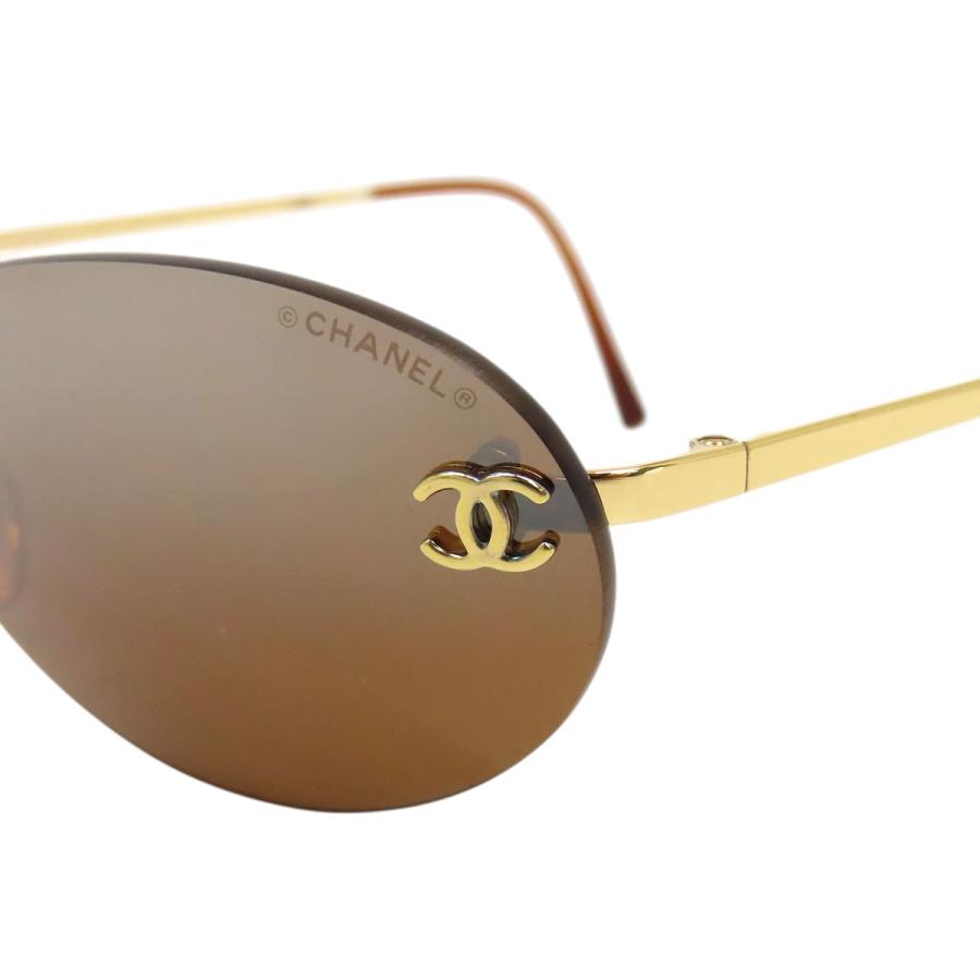 CHANEL（シャネル） ココマーク リムレス サングラス 4013 ユニ
