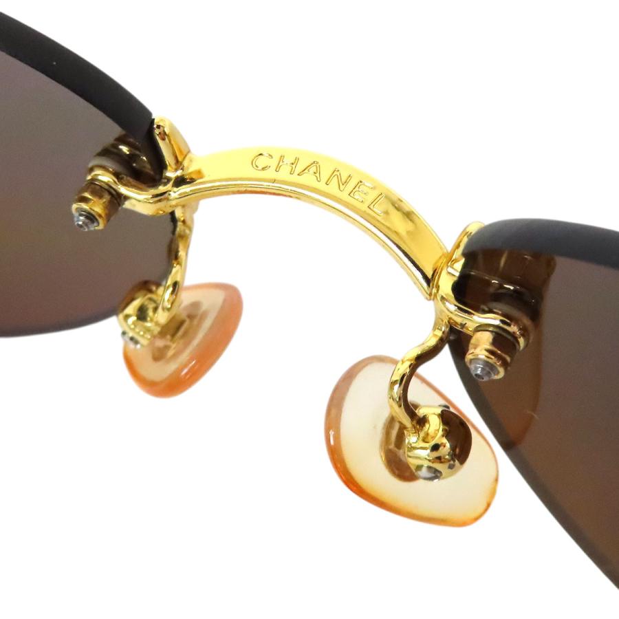 CHANEL（シャネル） ココマーク リムレス サングラス 4013 ユニ