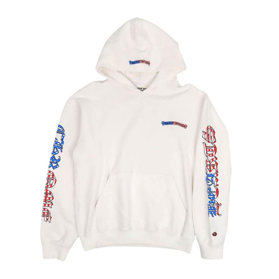 Chrome Hearts - 美品クロムハーツ薄手パーカー白 クロムハーツ MATTY BOY AMERICA HOODIE パーカー メンズ ホワイト